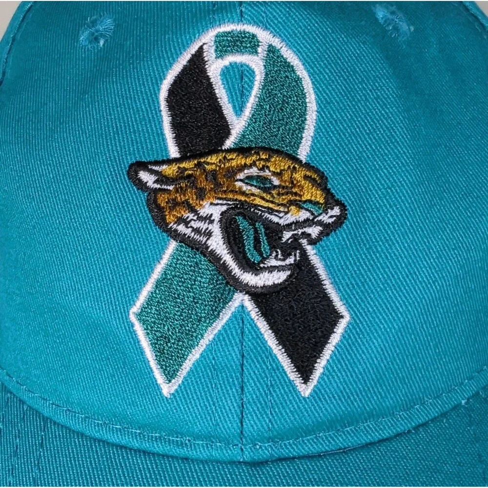 Jacksonville Jaguars Hat Teal Awareness Ribbon Cap Wolfson Childrens Hospital